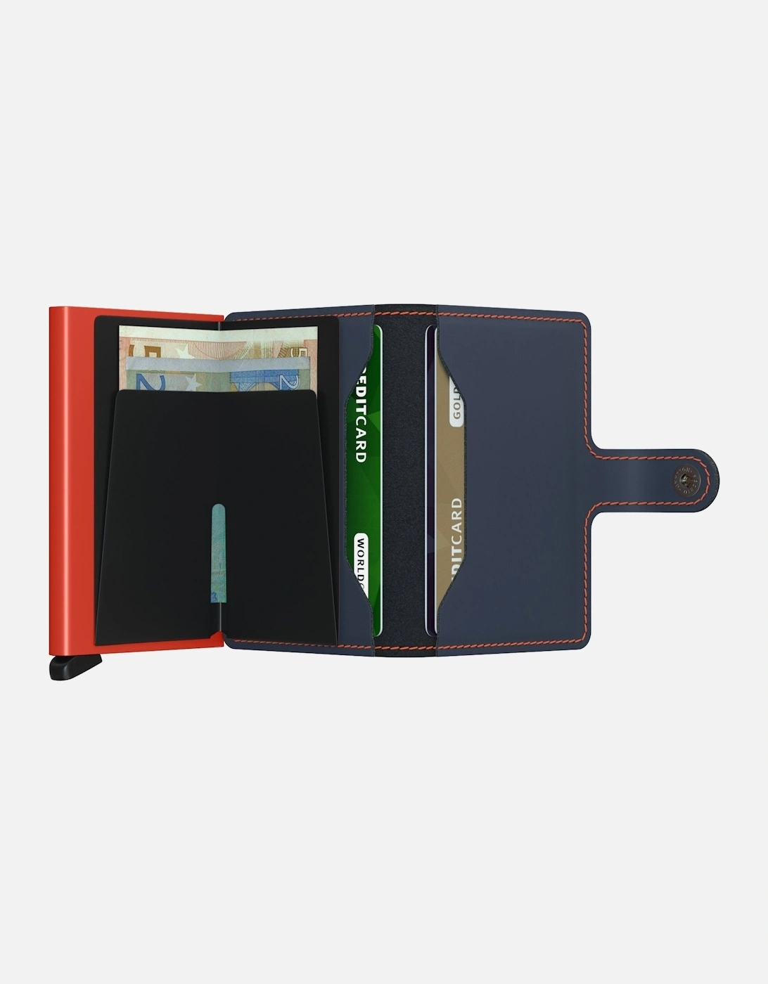 Mini Wallets Night Blue/orange