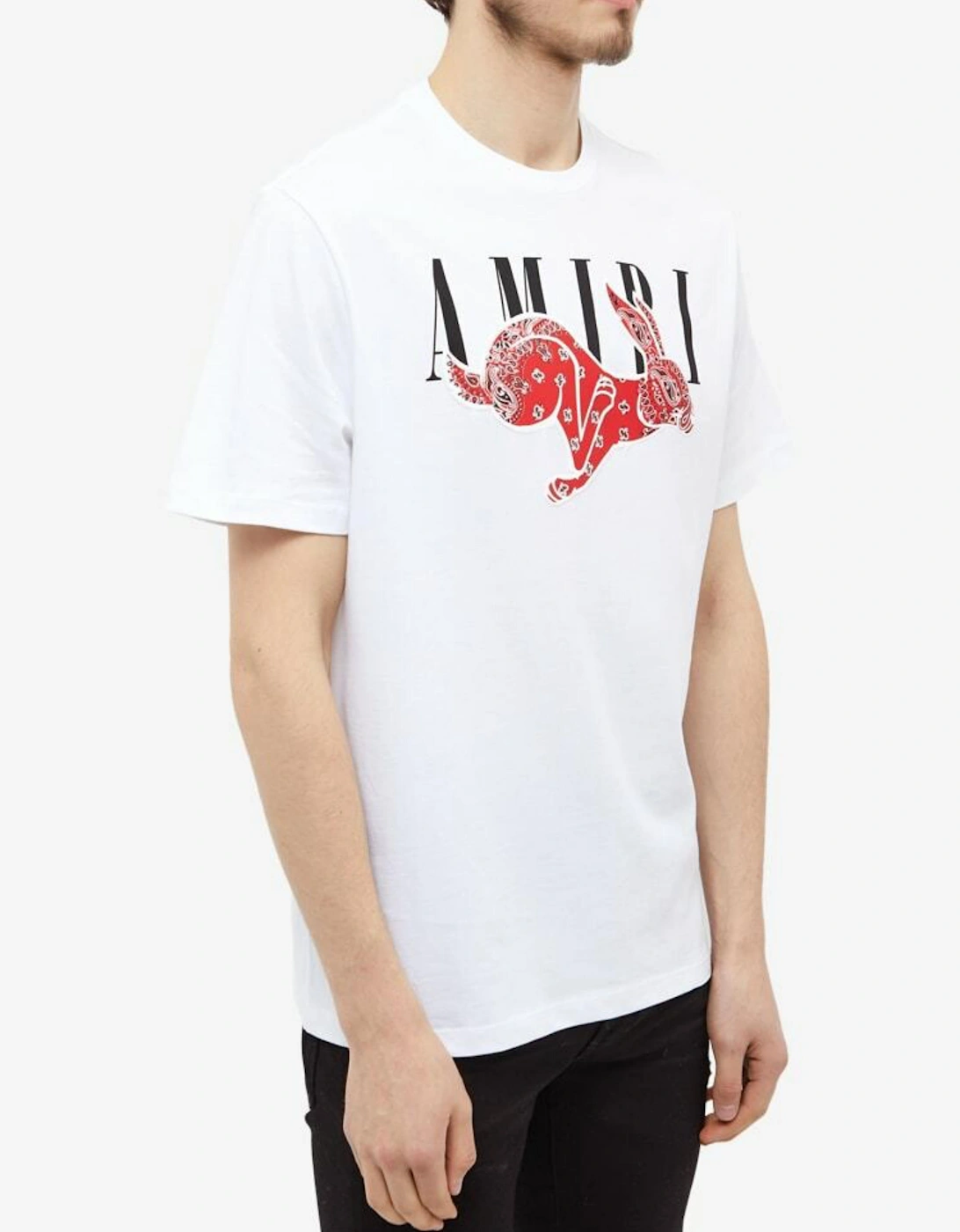 CNY RABBIT LOGO TEE WHITE
