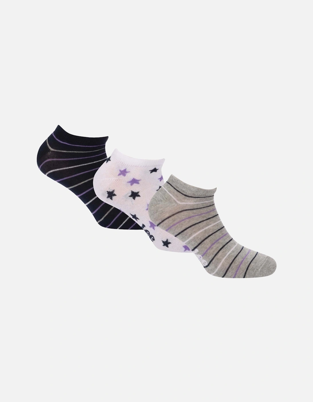 3 Pack of Trainer Liner Socks, 2 of 1