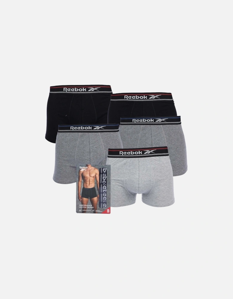 5 Pack of Sports Trunks