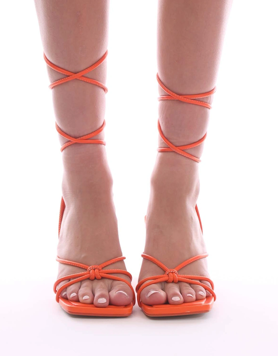 Mid High Strappy Heeled Sandals, 6 of 5