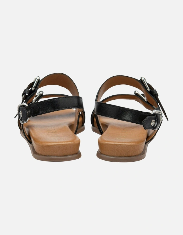 Sorbie Flat Sandals - Black