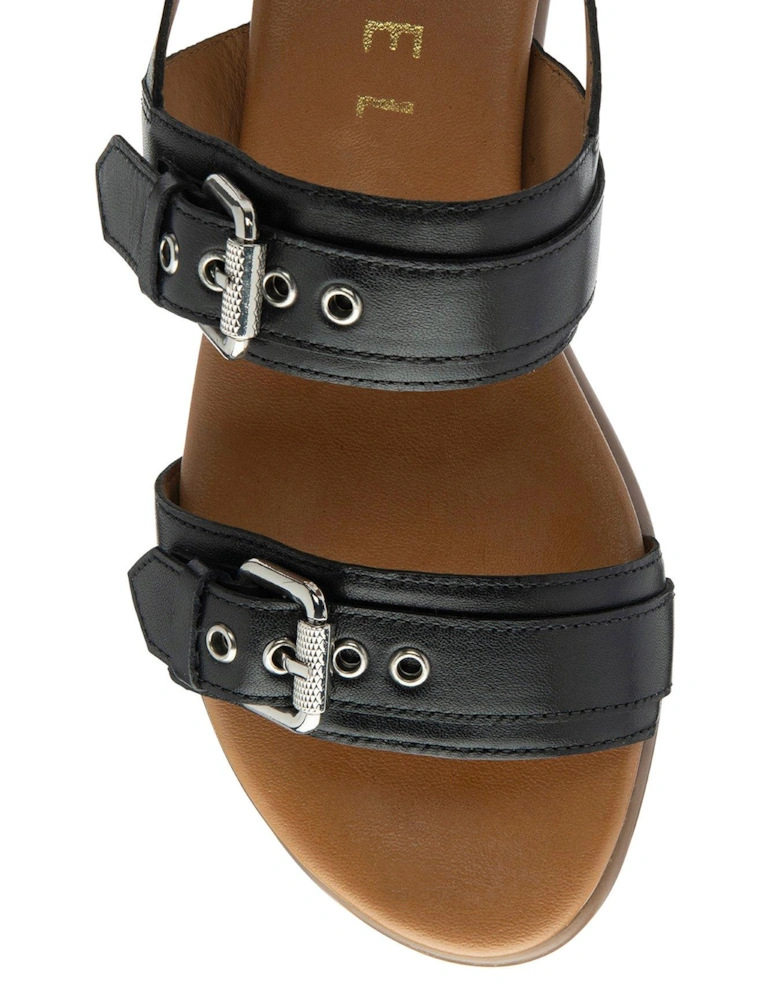 Sorbie Flat Sandals - Black