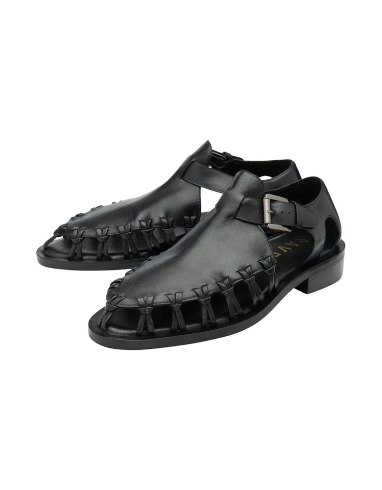 Heriot Flat Shoes - Black