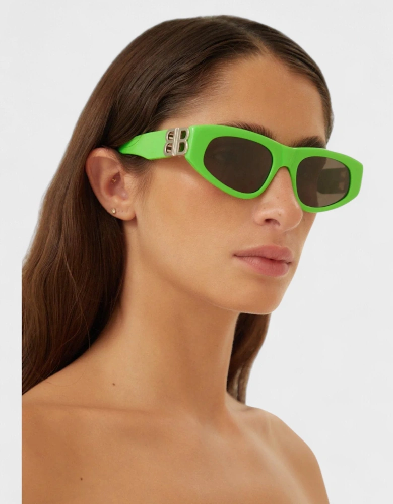 Cat Eye Sunglasses Green