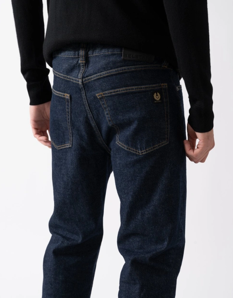 B69 Mens Rinsed Denim Jeans - Indigo