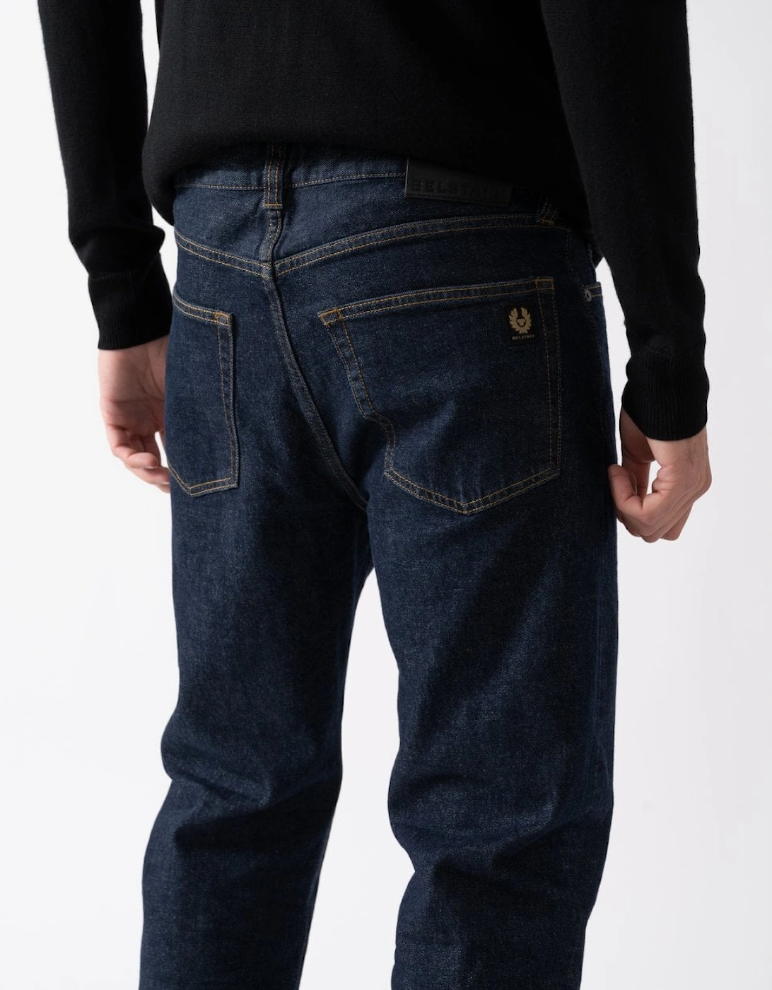 B69 Mens Rinsed Denim Jeans - Indigo