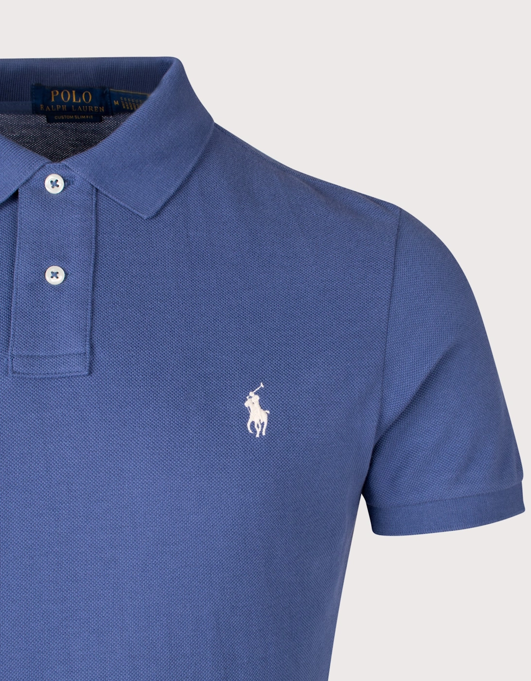 Custom Slim Fit Mesh Polo Shirt