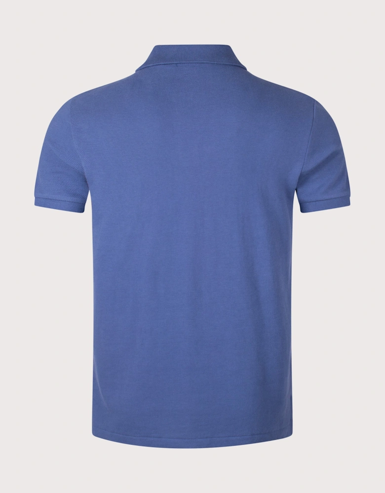 Custom Slim Fit Mesh Polo Shirt