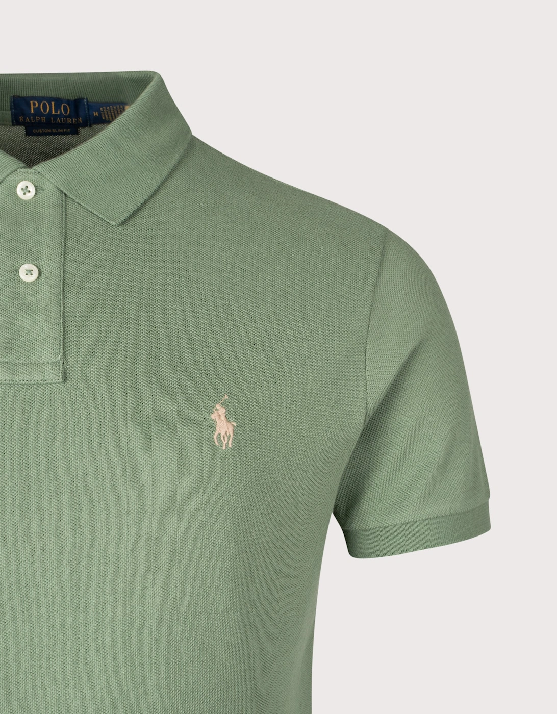 Custom Slim Fit Mesh Polo Shirt