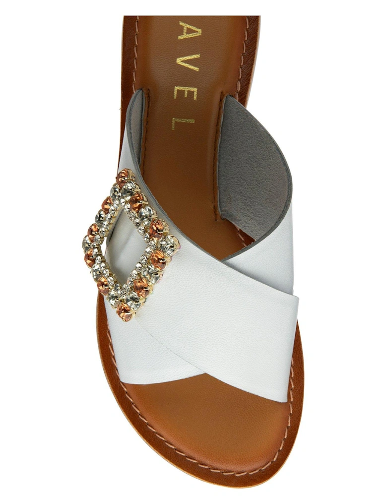 Polmont Ii Flat Sandals - White