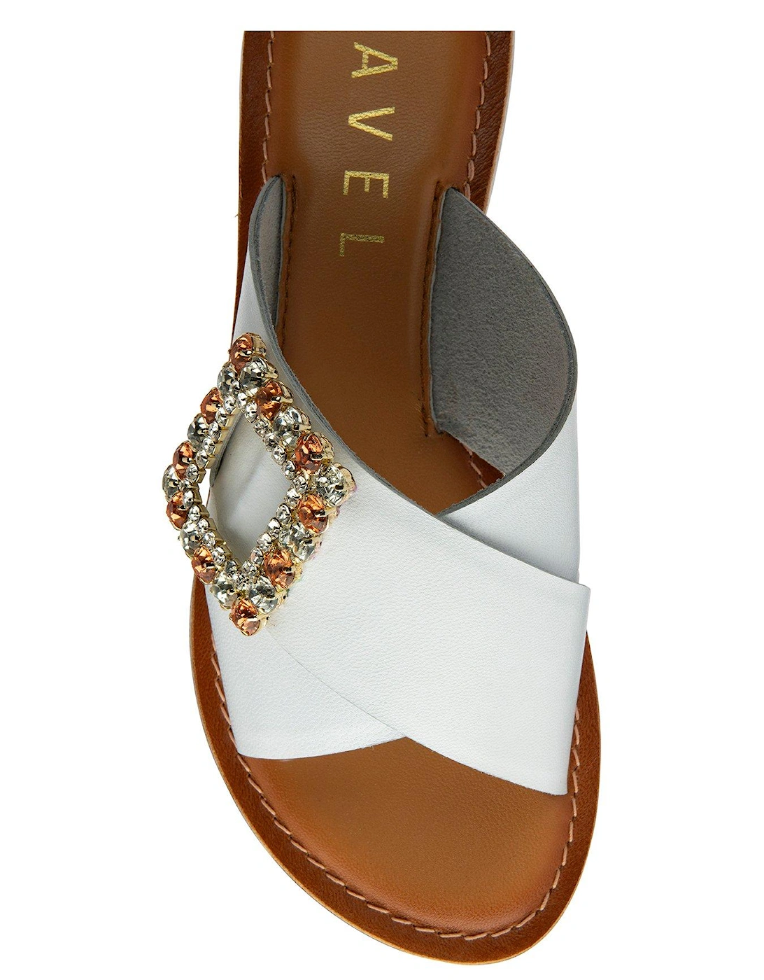 Polmont Ii Flat Sandals - White