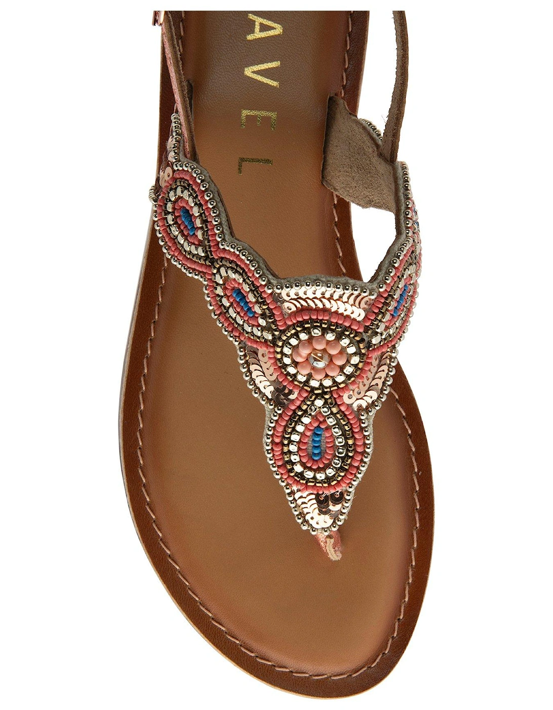 Batlow Flat Sandals - Copper Foil