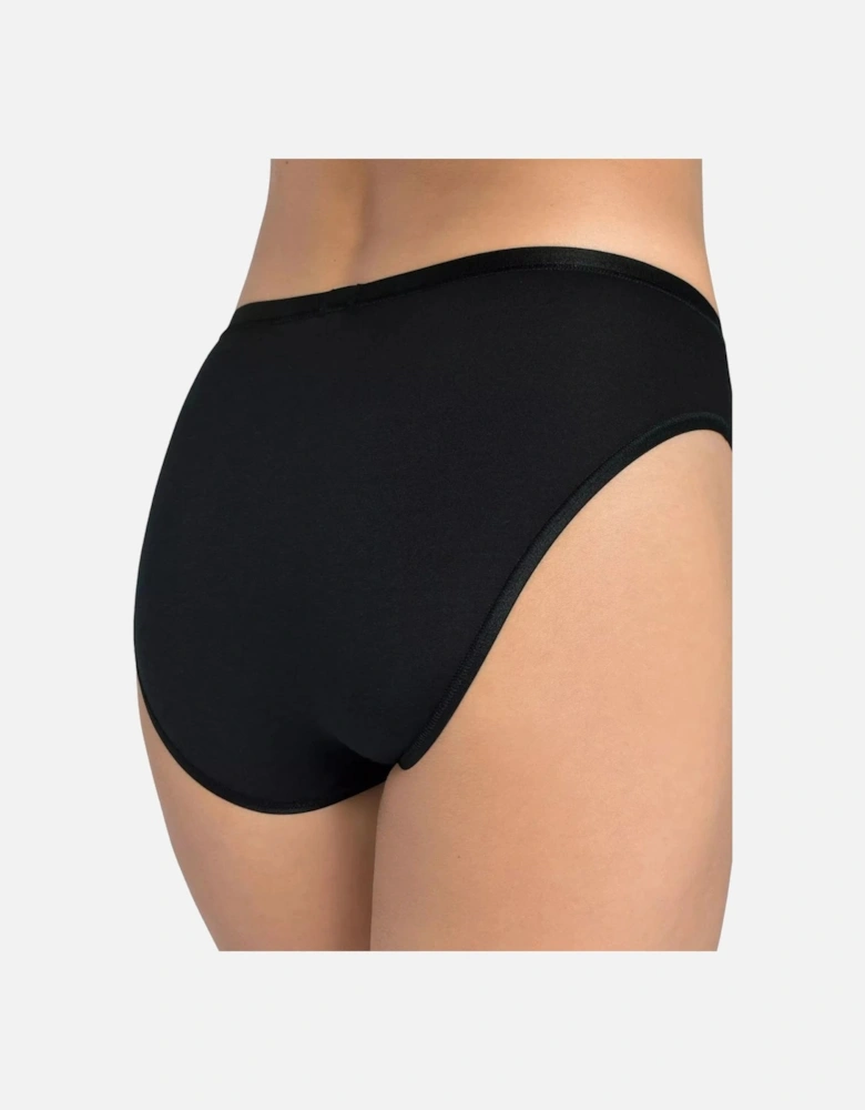Romance Supima Cotton Tai Brief, Black