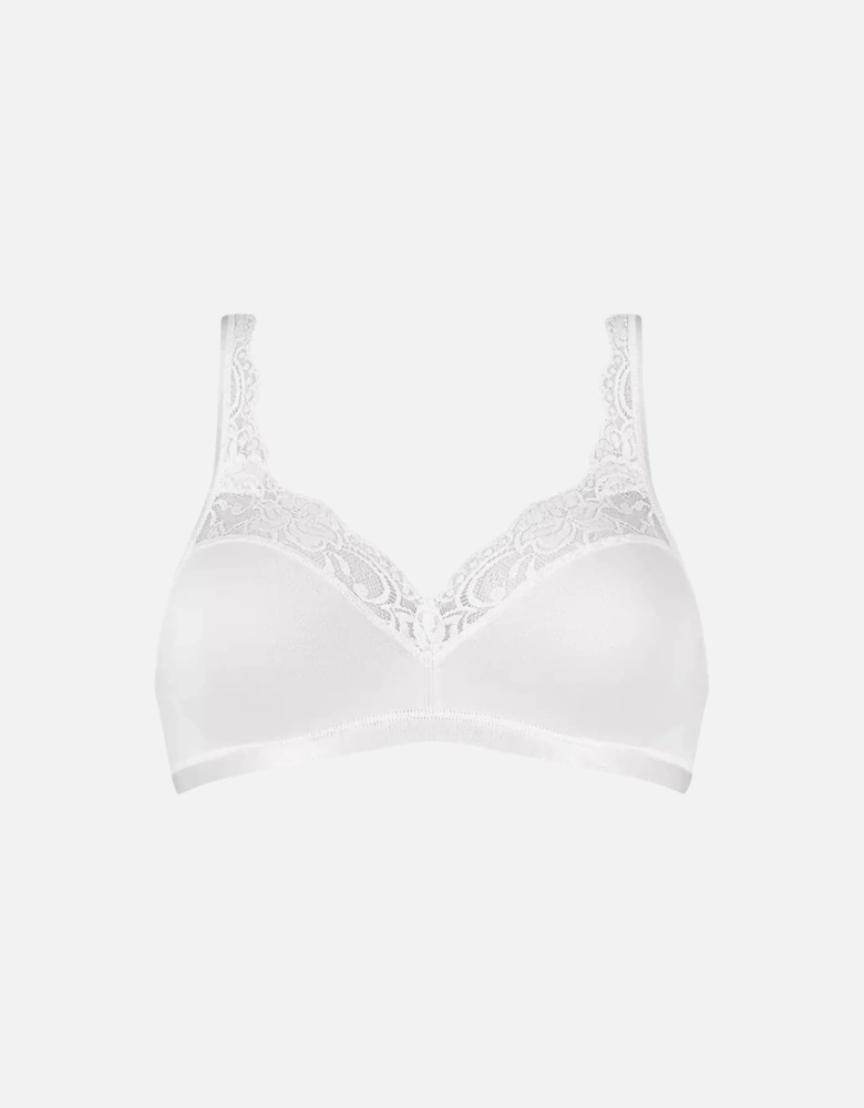 Romance Supima Cotton Bra, White