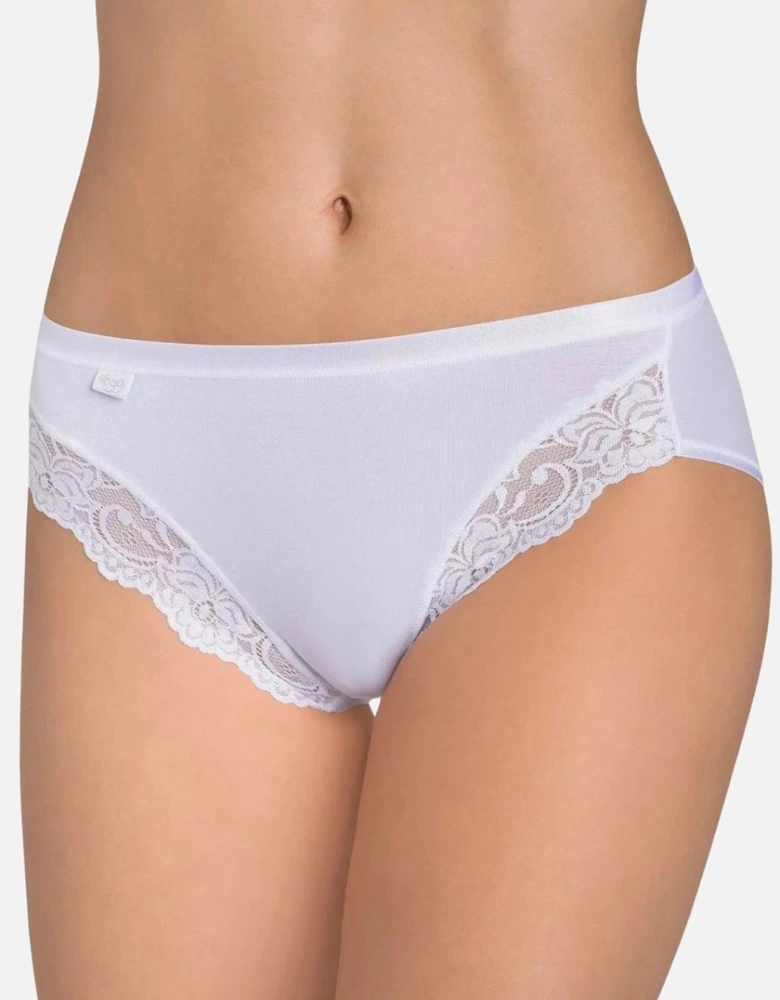 Romance Supima Cotton Tai Brief, White