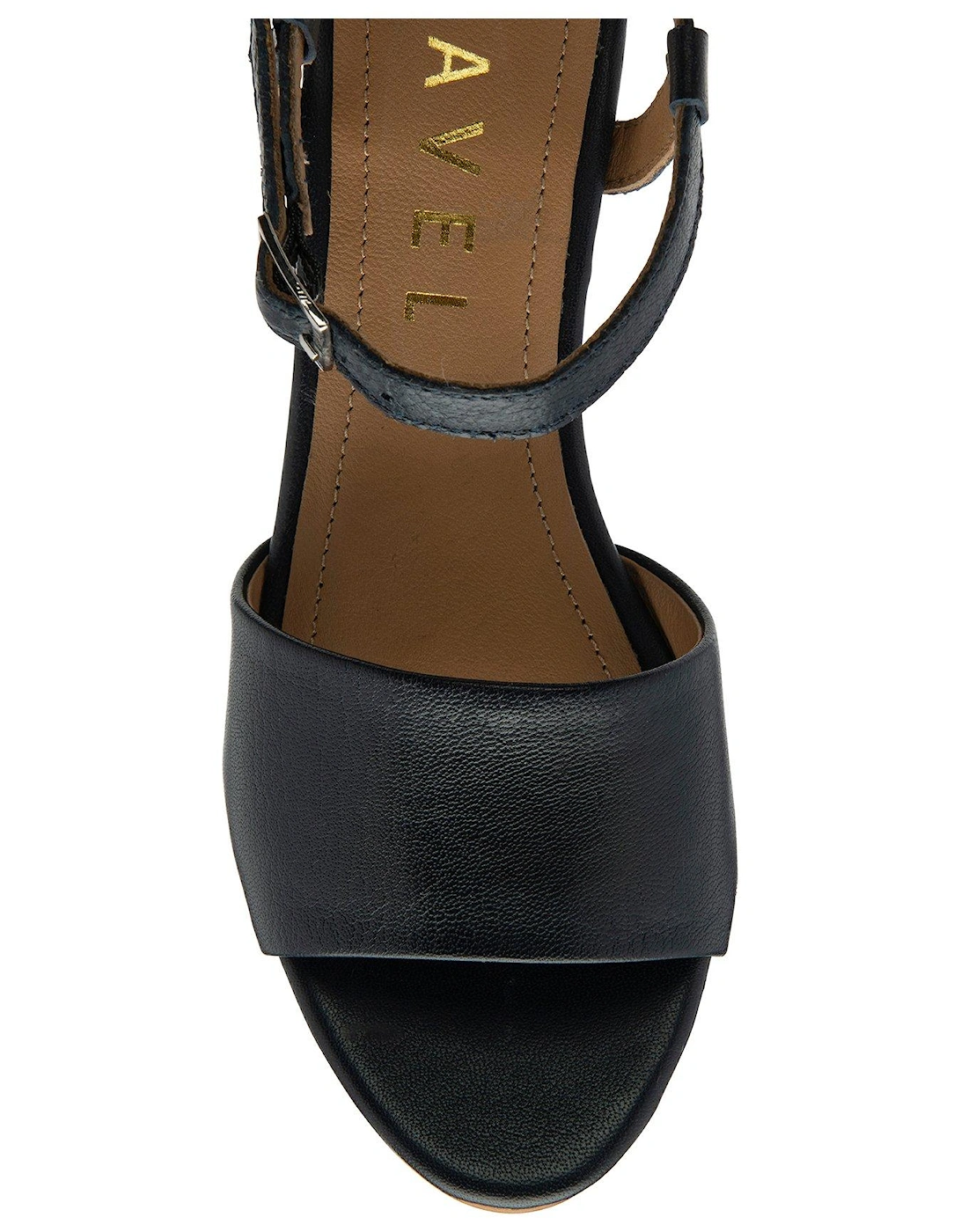 Henty Heeled Sandals - Navy Leather