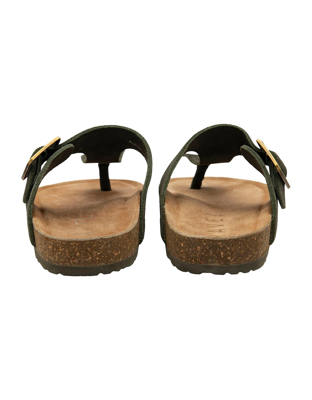 Barran Flat Sandals - Olive