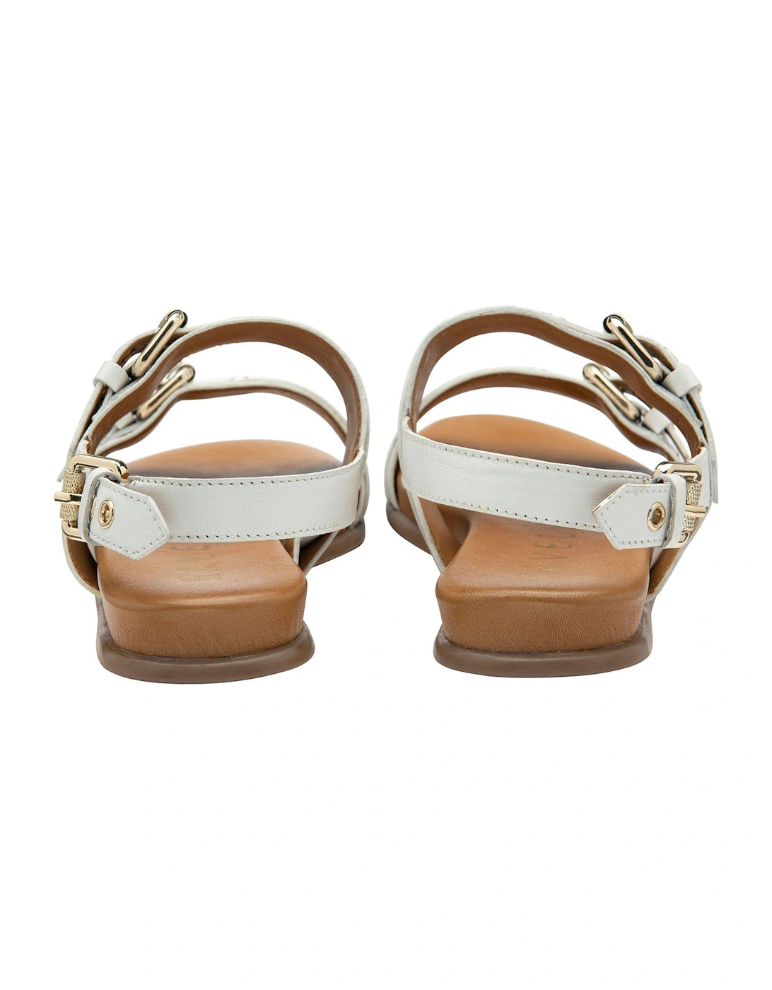 Sorbie Flat Sandals - White