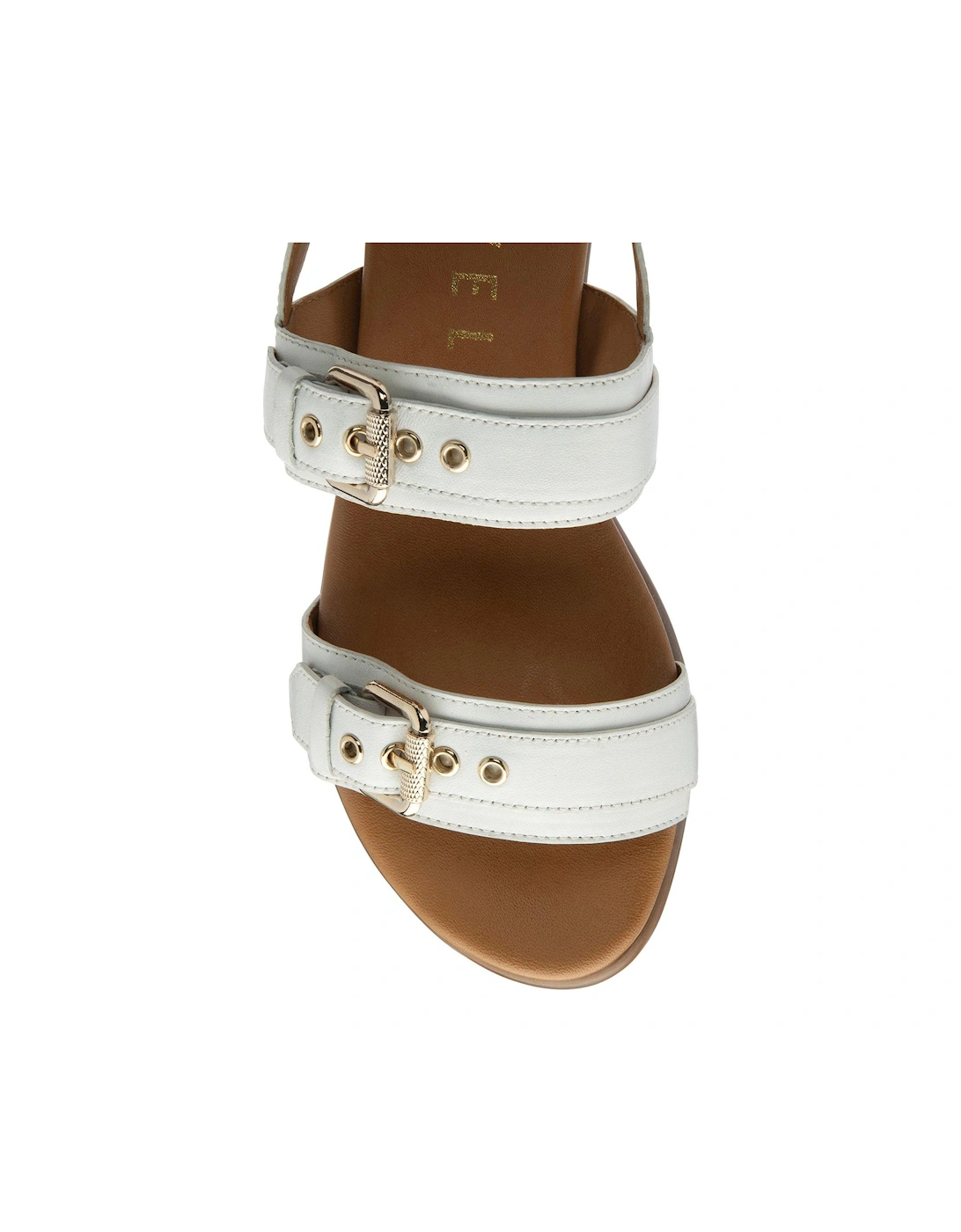 Sorbie Flat Sandals - White