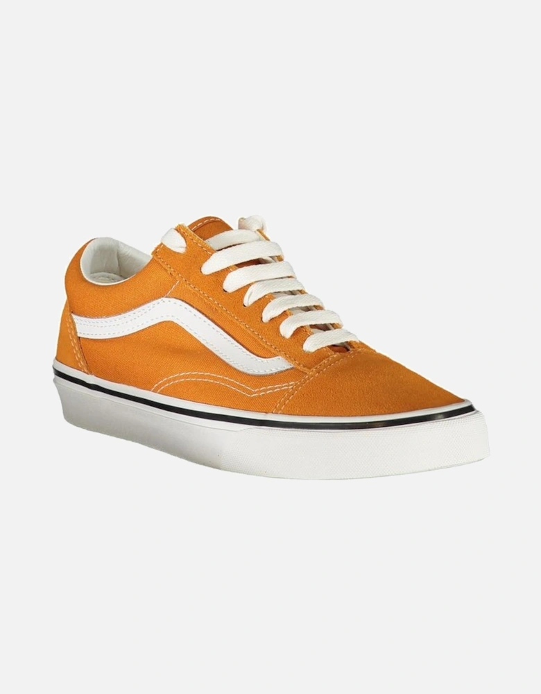 Bold Old Skool Sneakers with Contrasting Details Women - Orange