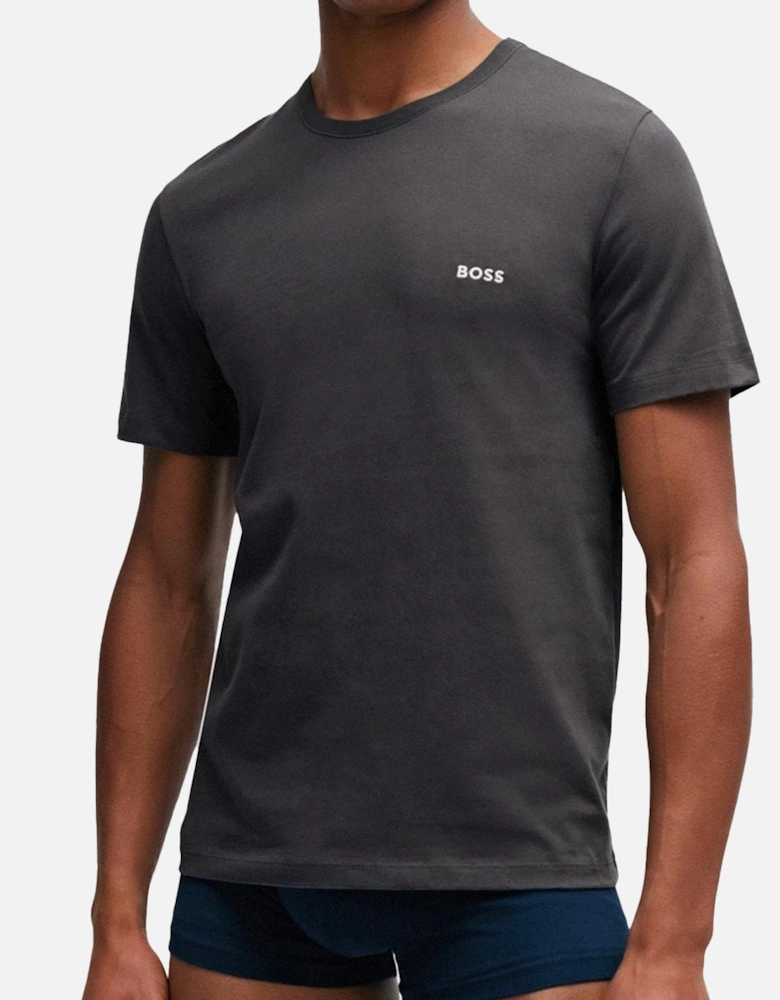 BOSS Cotton Basic T-Shirt Charcoal Grey