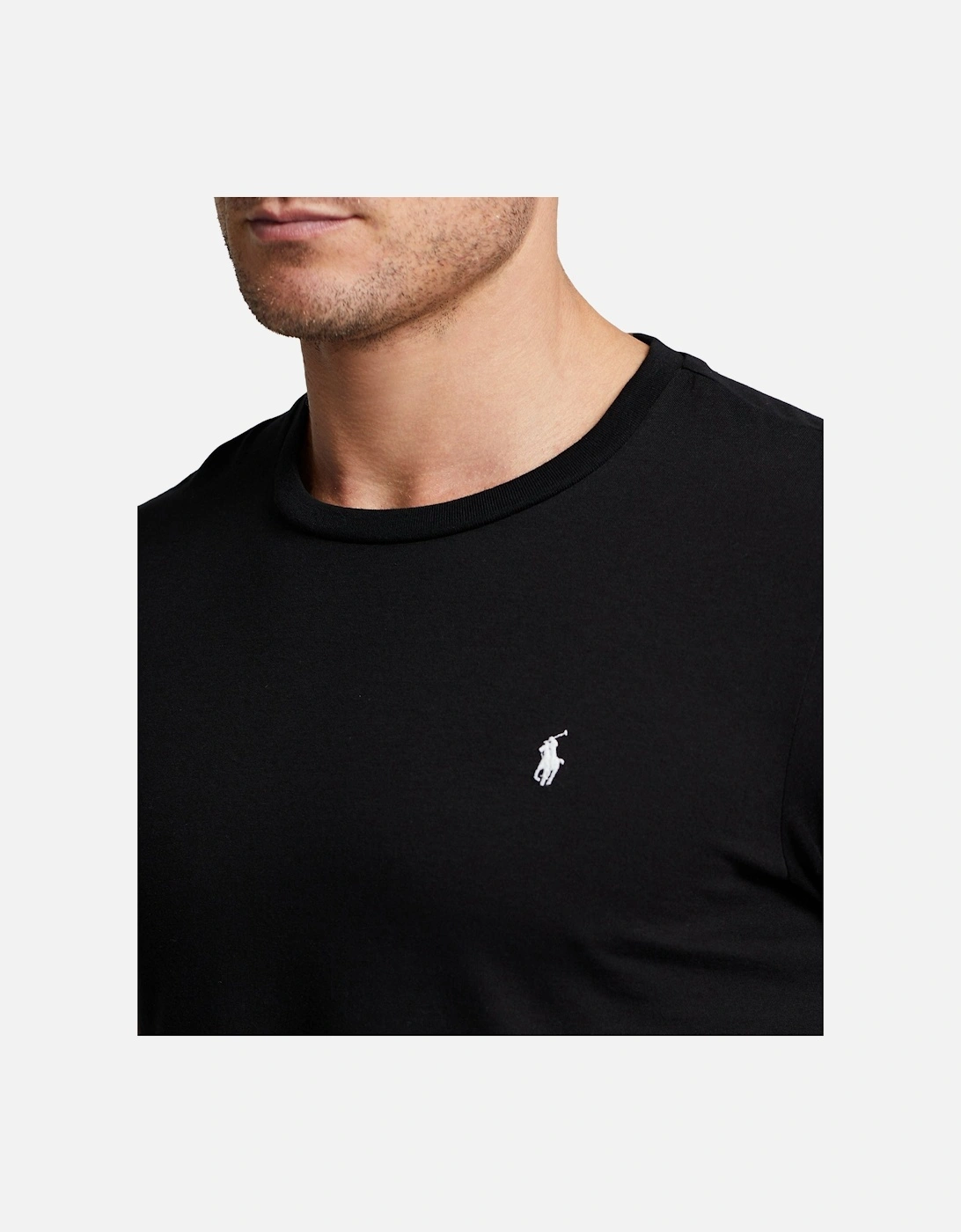 Ralph Lauren Cotton Jersey Sleep Shirt - Black