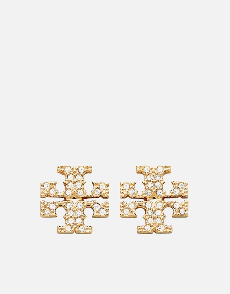 Women's Kira Pave Stud Earrings - Tory Gold
