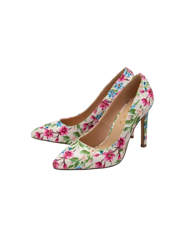 Edson Heeled Shoes - Pink Floral