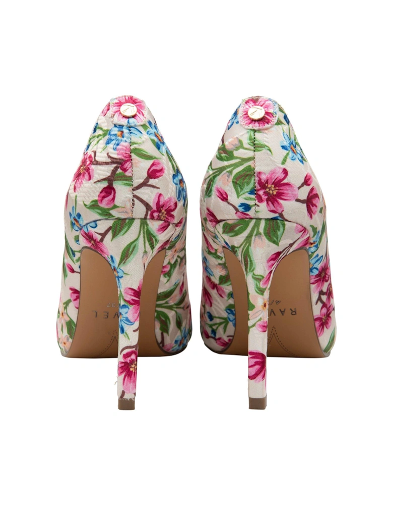 Edson Heeled Shoes - Pink Floral
