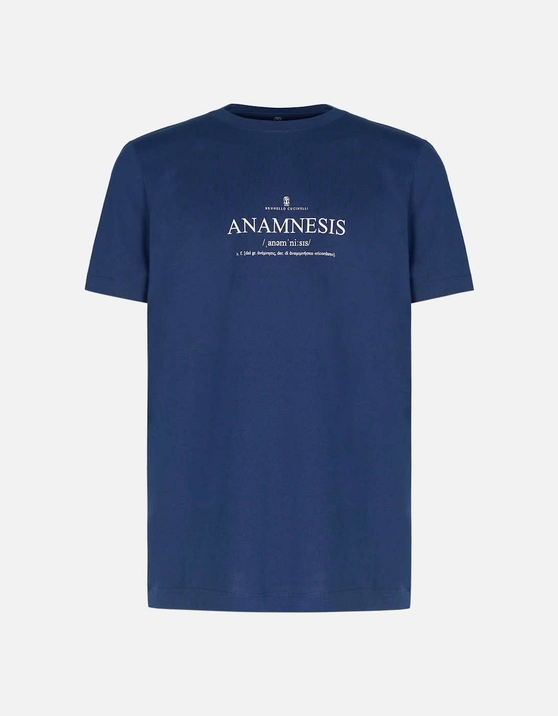 Anamnesis Text T-shirt Navy, 8 of 7
