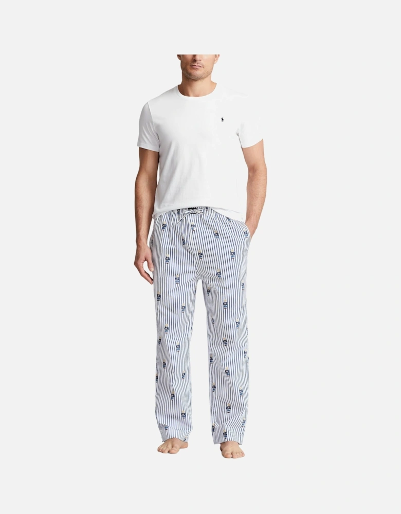 Ralph Lauren Cotton Jersey Sleep Shirt - White