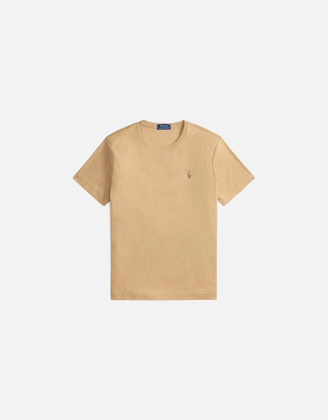 Ralph Lauren Custom Slim Fit Soft Cotton T-Shirt - Classic Camel Heather, 3 of 2