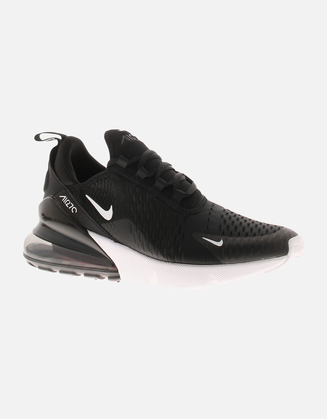 Nike Boys Running Trainers Air Max 270 GS Lace Up Black and White UK Size, 6 of 5