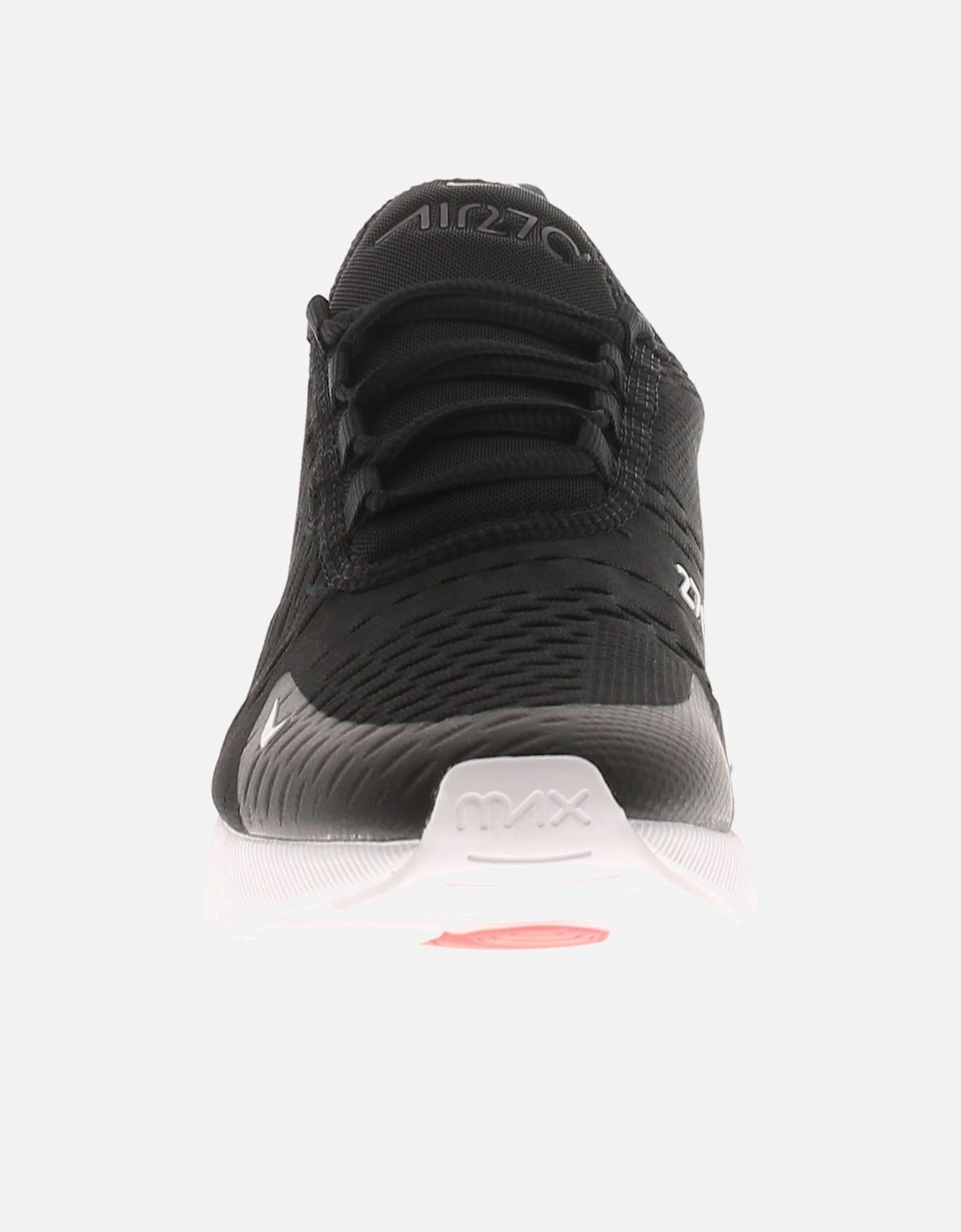 Nike Boys Running Trainers Air Max 270 GS Lace Up Black and White UK Size
