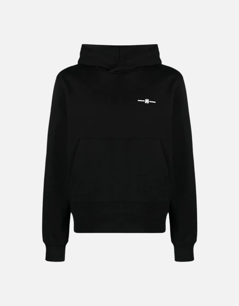MICRO MA BAR LOGO HOODIE BLACK