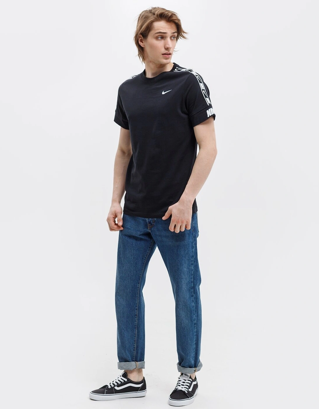 NSW Repeat Tape T-Shirt Black