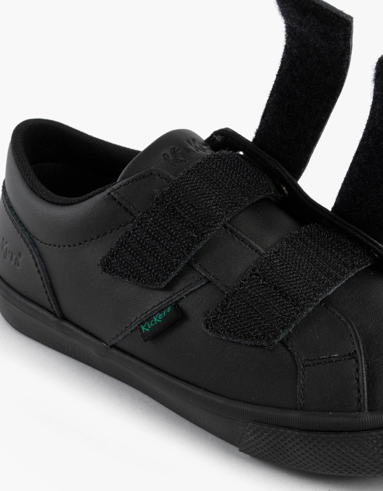 117412 KODY TWIN Unisex School Shoes Black