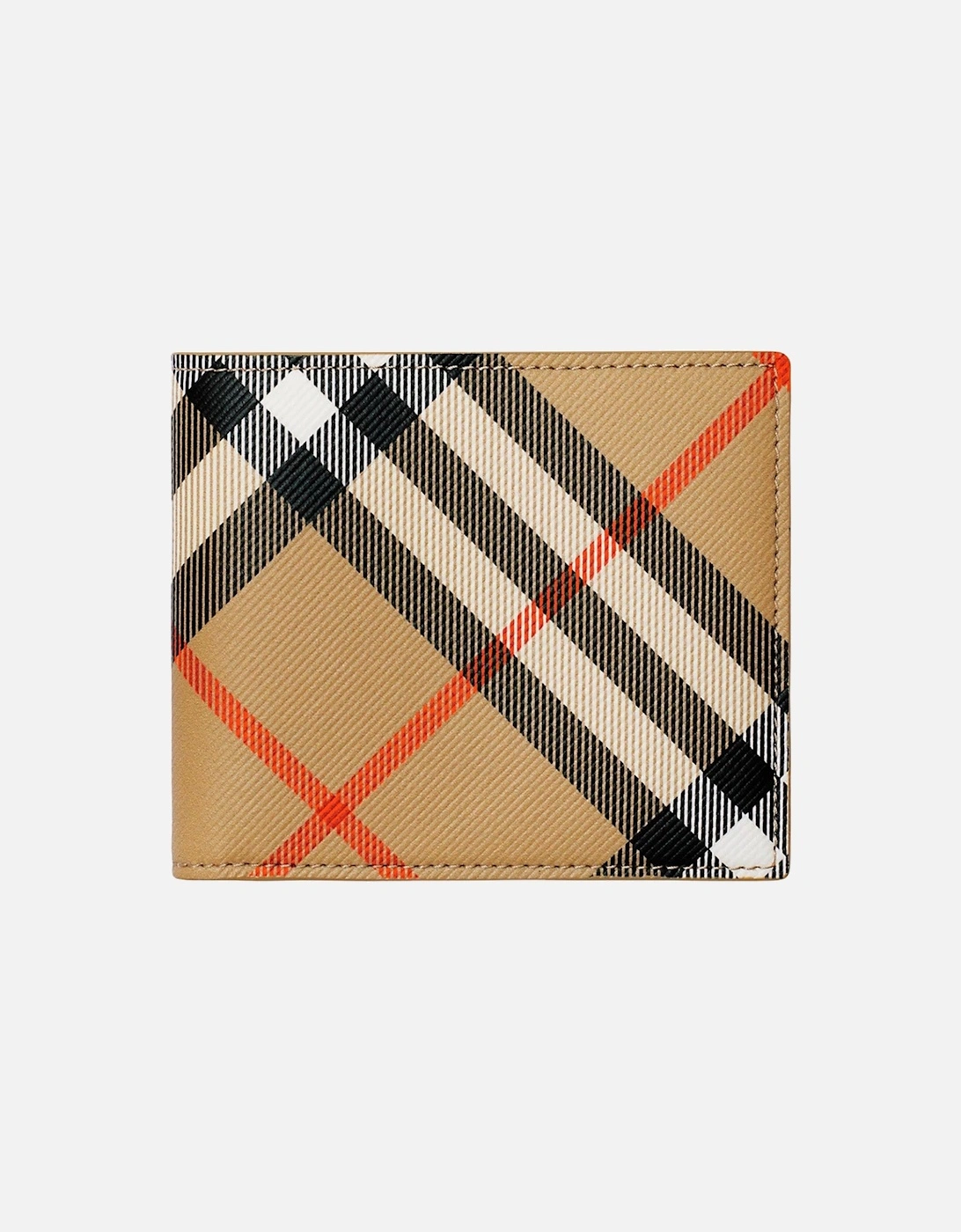 Check Bifold Wallet in Sand, 4 of 3