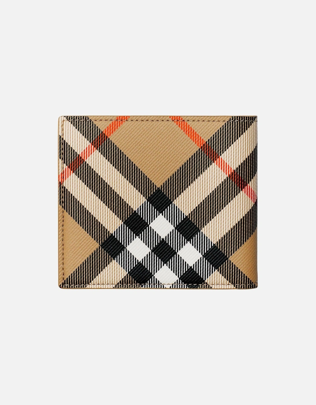 Check Bifold Wallet in Sand