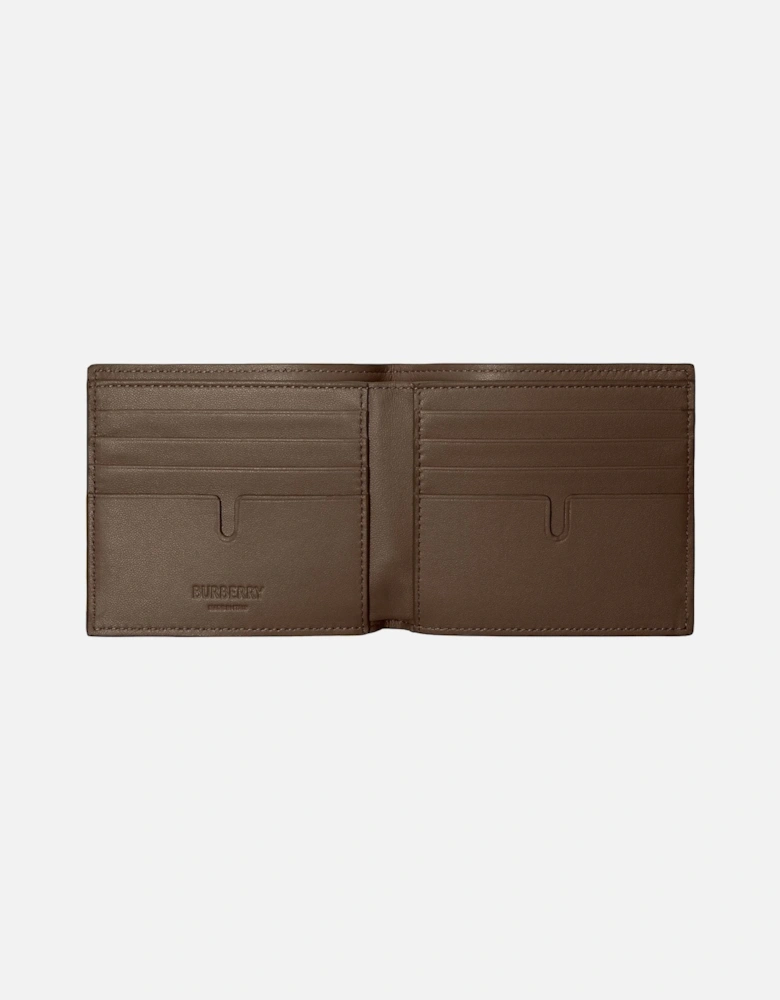 Check Bifold Wallet in Sand