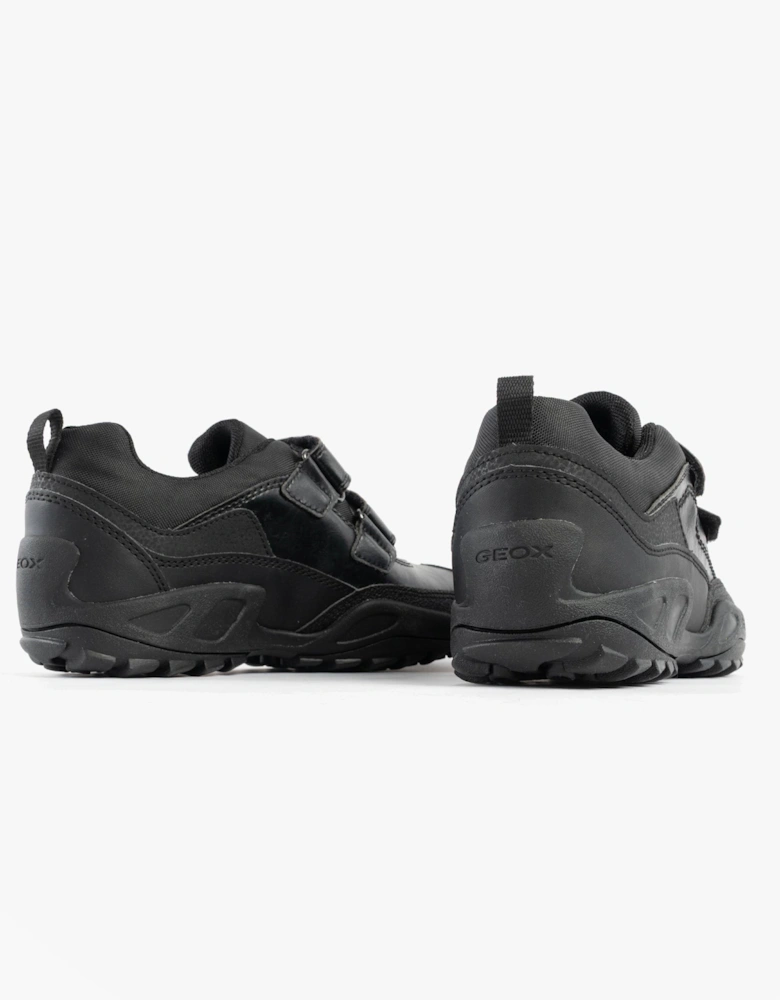 SAVAGE B Boys Waterproof School Shoes Black