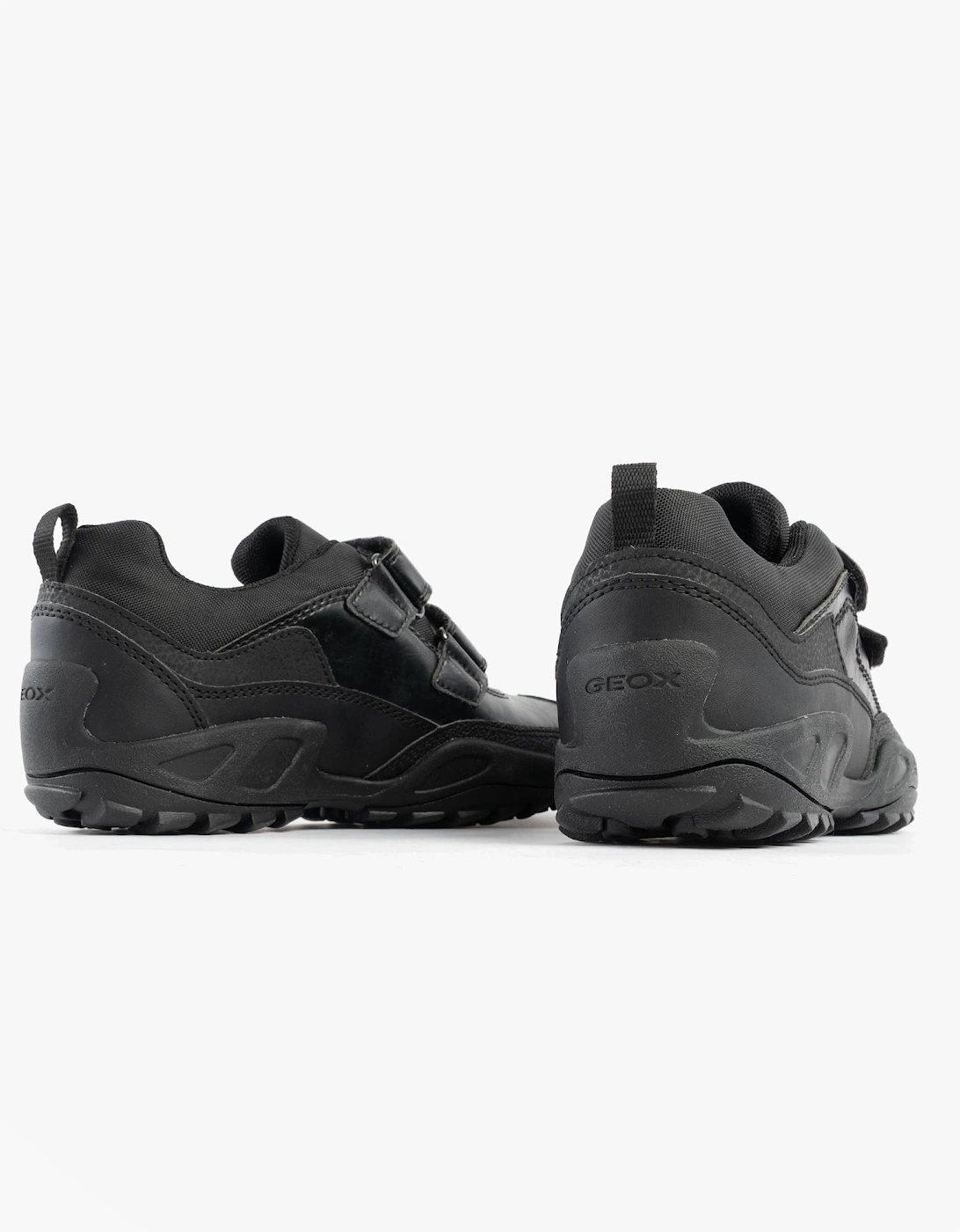 SAVAGE B Boys Waterproof School Shoes Black