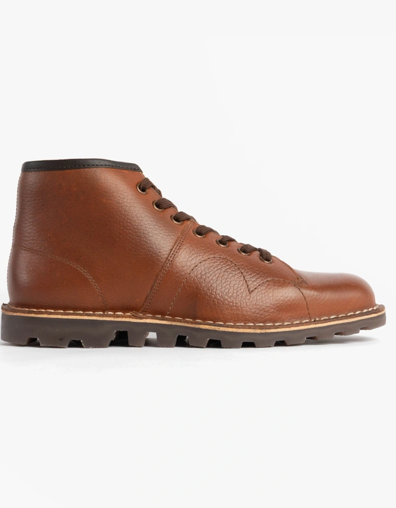UNISEX Original Leather Monkey Boots Waxy Brown
