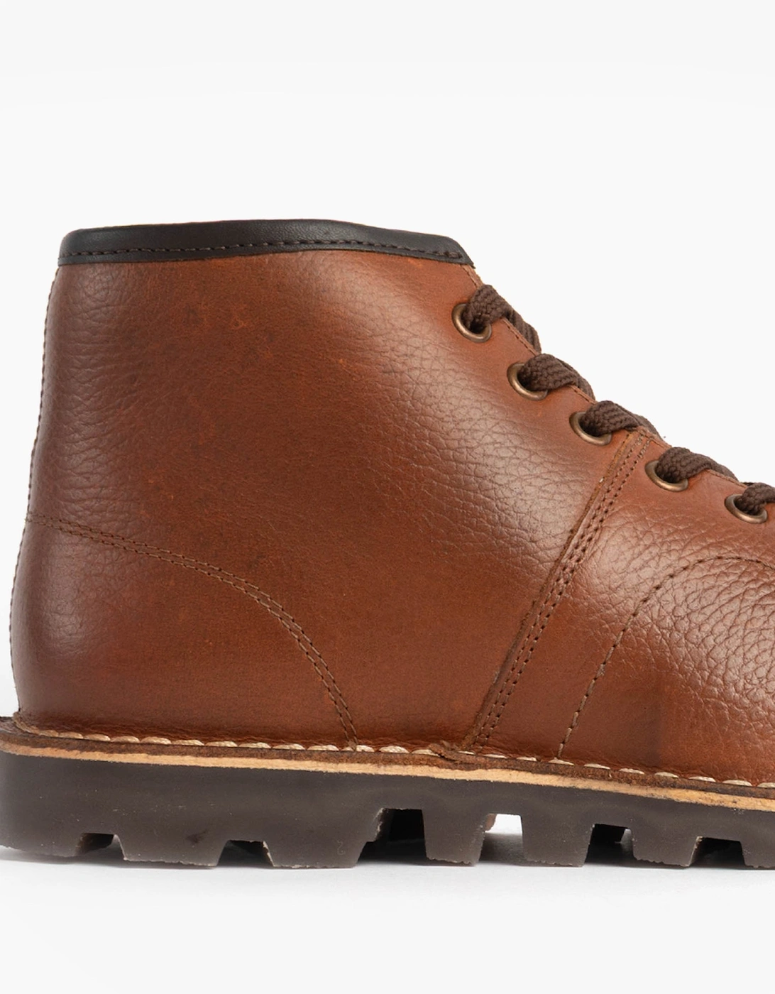 UNISEX Original Leather Monkey Boots Waxy Brown
