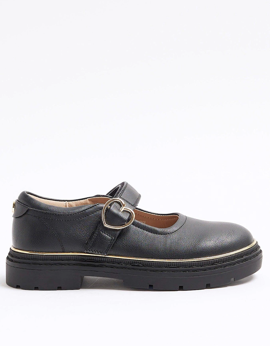 Girls Buckle Mary Jane Shoes - Black, 2 of 1
