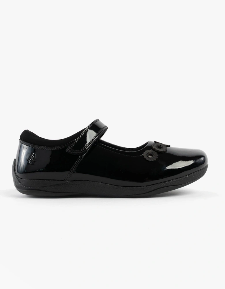CHRISTINA PATENT JUNIOR Girls Shoes Black