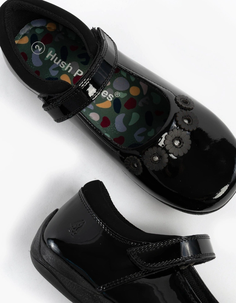 CHRISTINA PATENT JUNIOR Girls Shoes Black