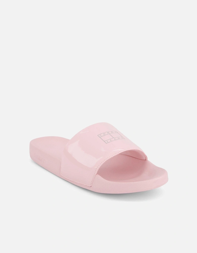 Pool Slider With Logo - Misty - Pink