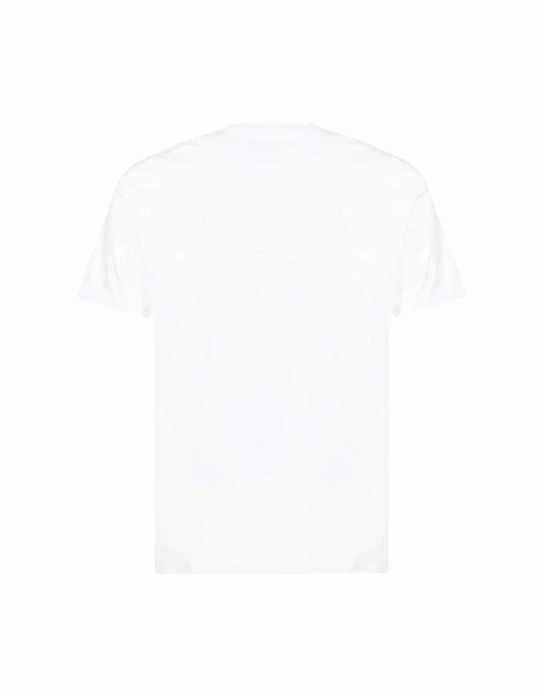 Cool Fit Scribble Spray Logo White T-Shirt